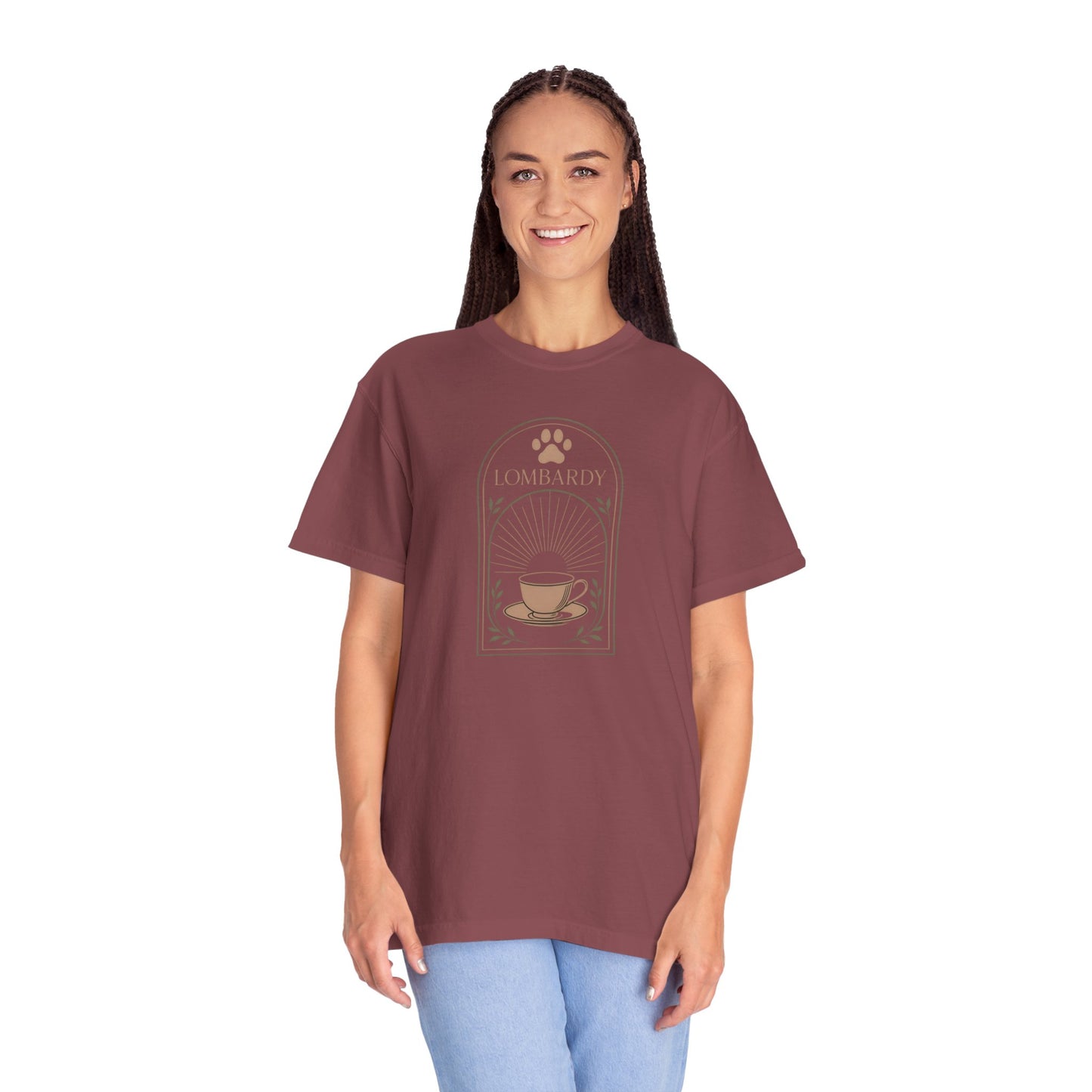 Coffee Lover's Unisex Garment-Dyed T-shirt, Soft Cotton Tee, Perfect Gift for Baristas, Coffee Enthusiasts, Homewear, Casual Style