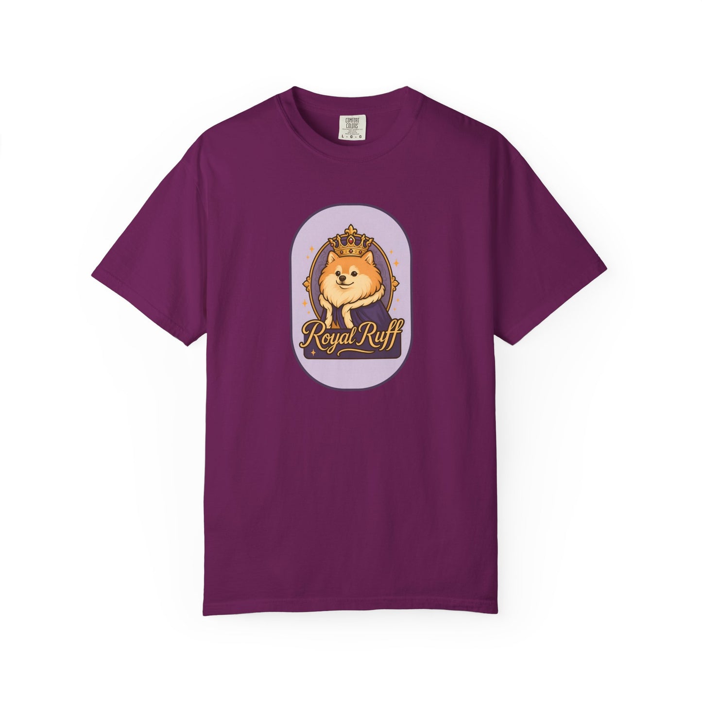 Dog Lover's Royal Ruff T-Shirt - Unisex Funny Pet Tee, Gift for Dog Parents, Cute Animal Shirt, Pet Memorial, Birthday Gift