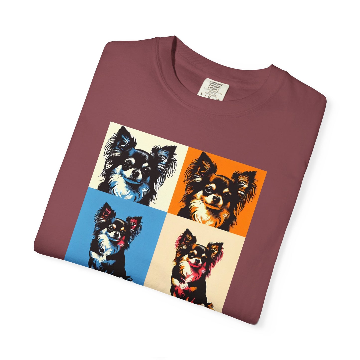 Chihuahua Pop Art Unisex T-shirt - Colorful Graphic Tee for Dog Lovers