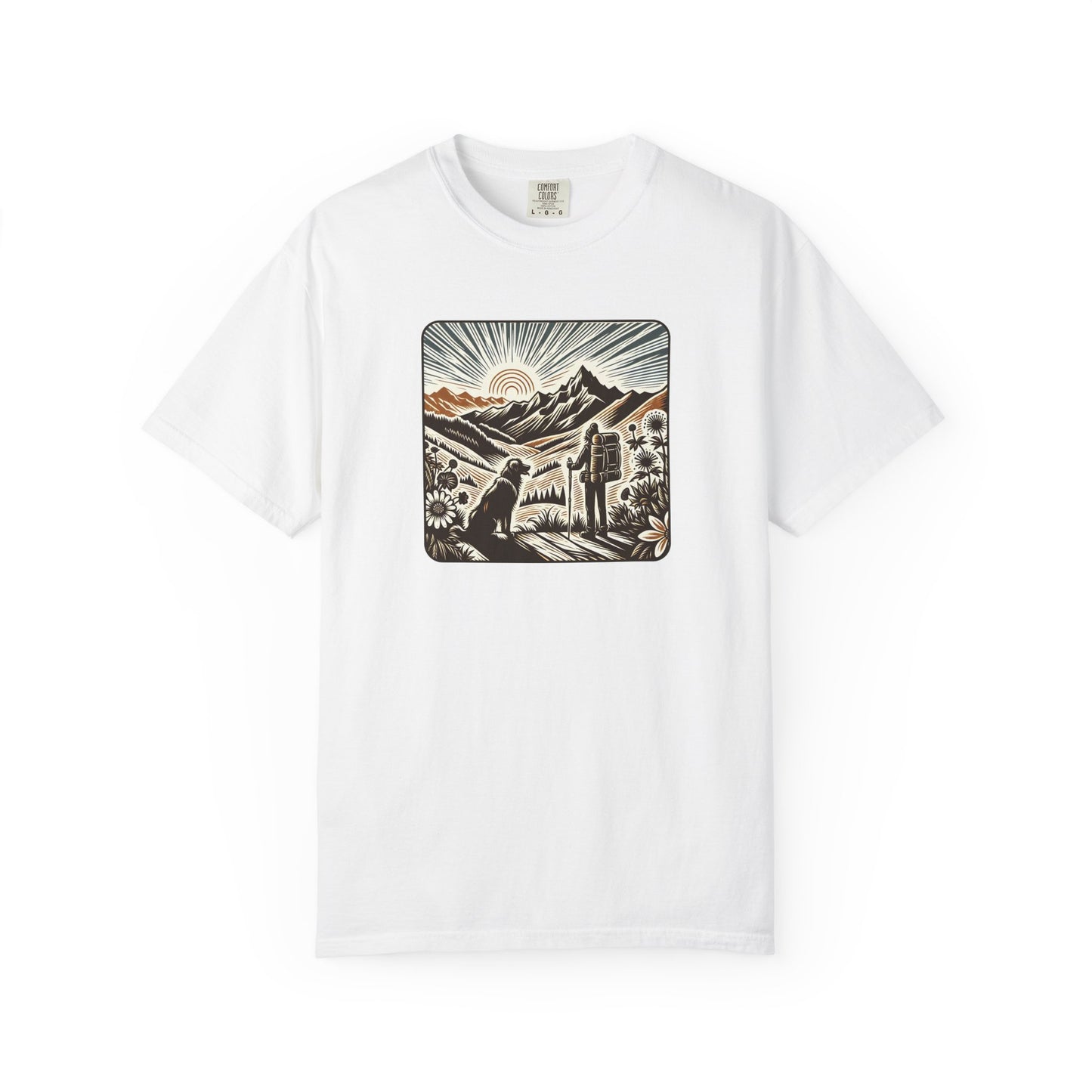 Adventure Awaits Unisex Garment-Dyed T-Shirt