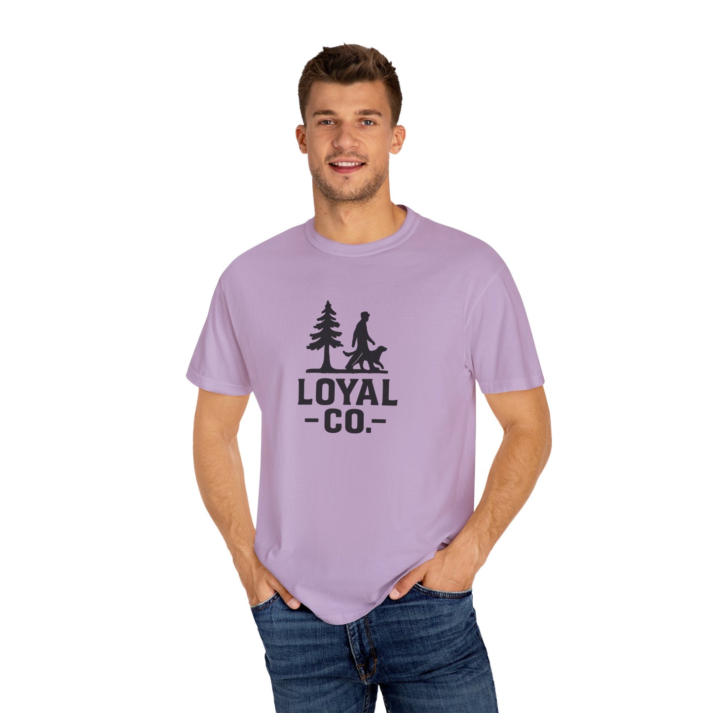 Loyal Co. Unisex Garment-Dyed T-shirt – Perfect for Outdoor Enthusiasts, Casual Wear, Gifts, and Eco-Friendly Fashion