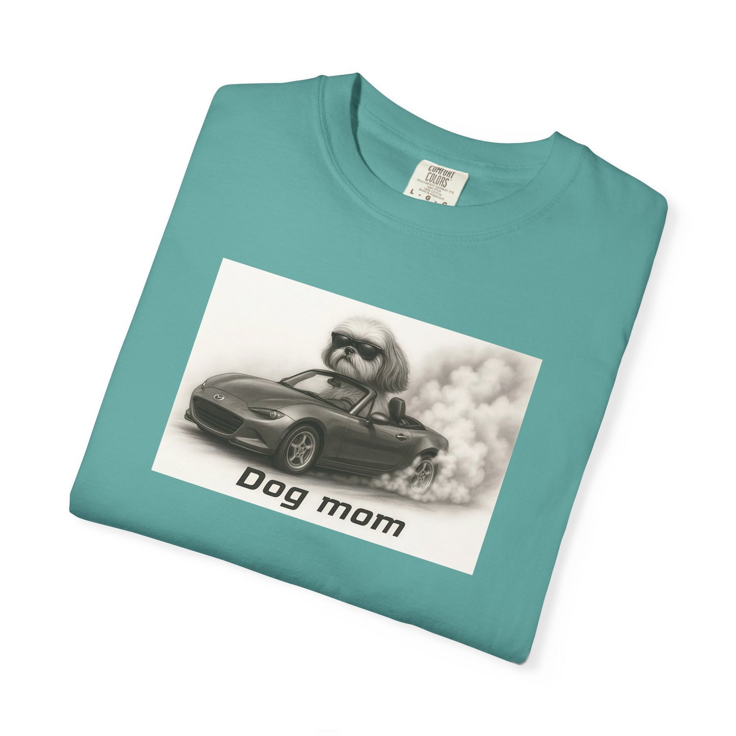 Dog Mom - Shih Tzu - “Cool Dogs in Cool Cars” T-Shirt Collection! 🐶🚗