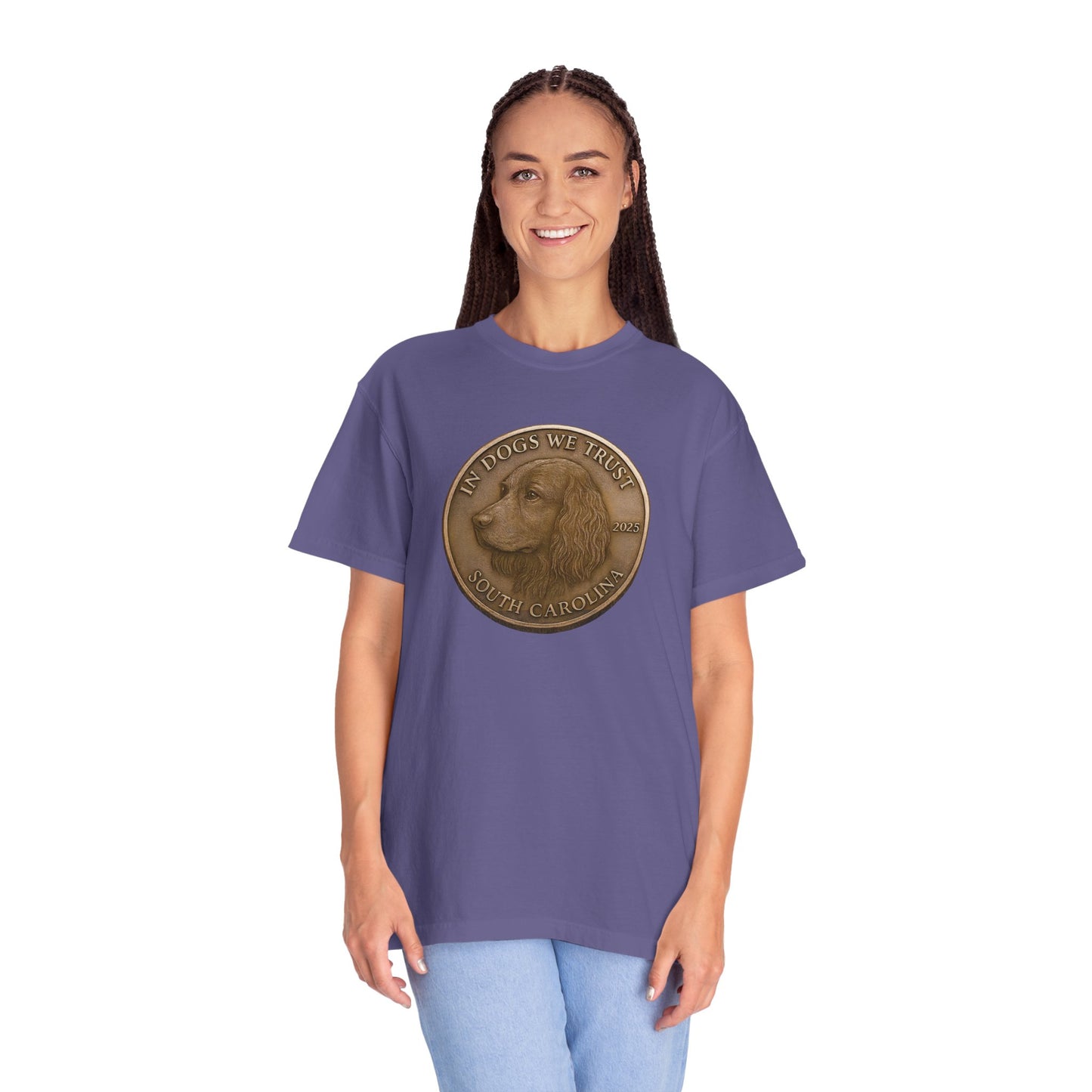 South Carolina State Coin T-Shirt Collection - Proud Dog Breed Illustrations