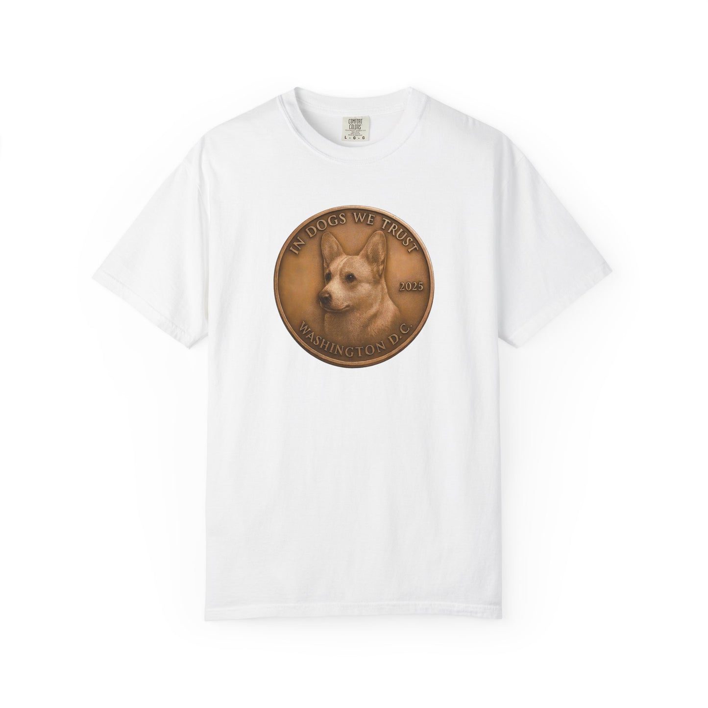 Washington DC State Coin T-Shirt Collection - Proud Dog Breed Illustrations