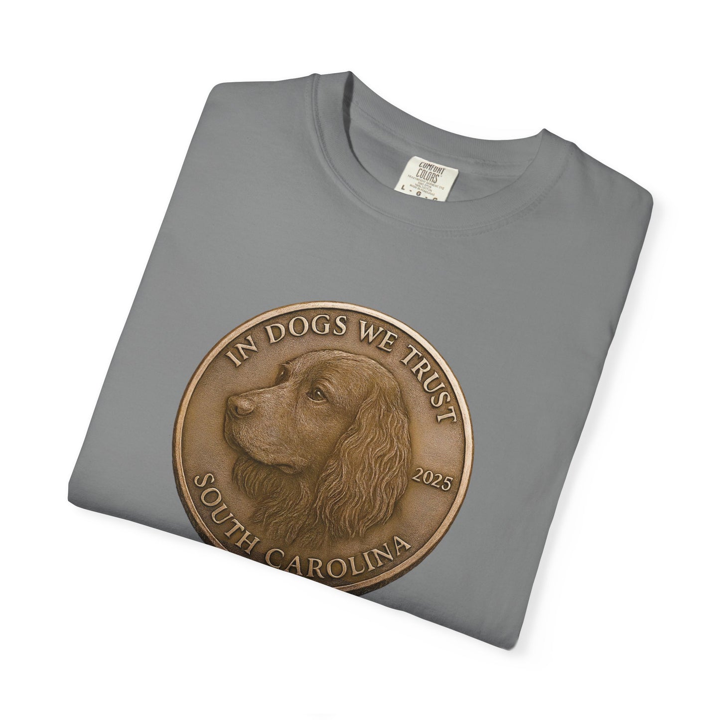 South Carolina State Coin T-Shirt Collection - Proud Dog Breed Illustrations