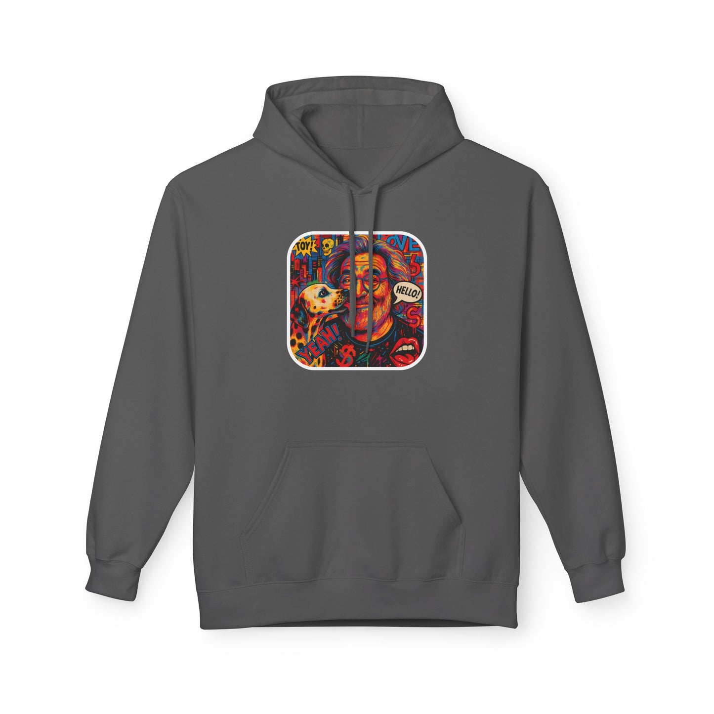 Hoodie - Jerry Garcia and a Dog Pop Art Poster Design