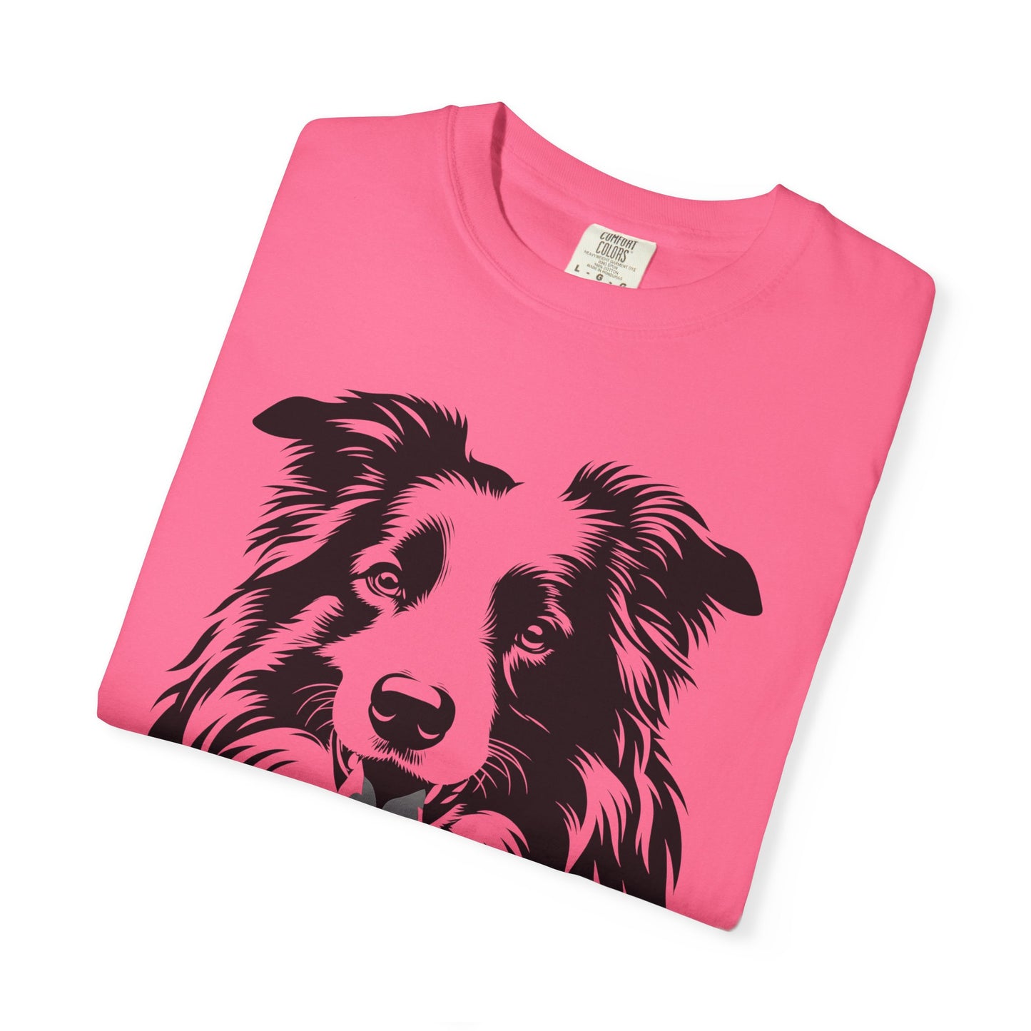 🖤 The Classic Collie – B/W Art Border Collie Tee - Perfect Gift for Dog Lovers