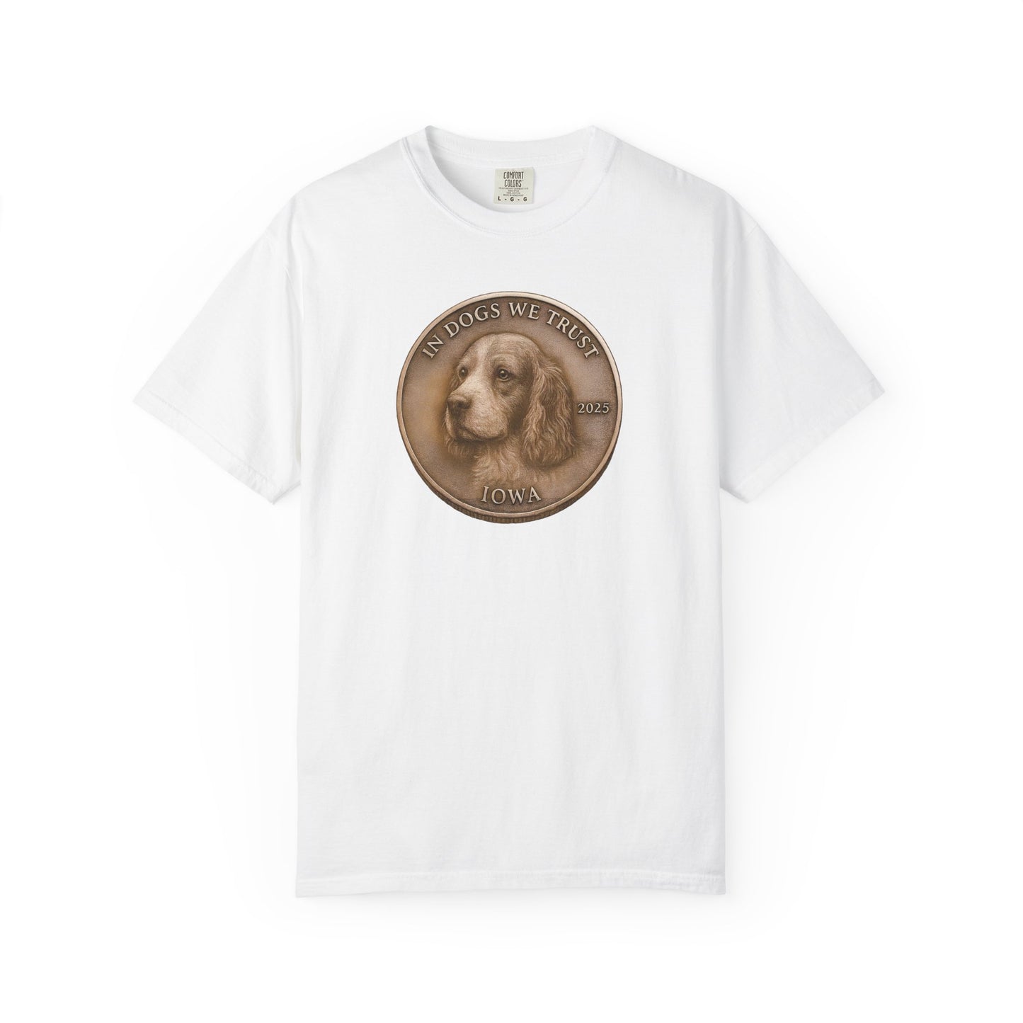 Iowa State Coin T-Shirt Collection - Proud Dog Breed Illustrations