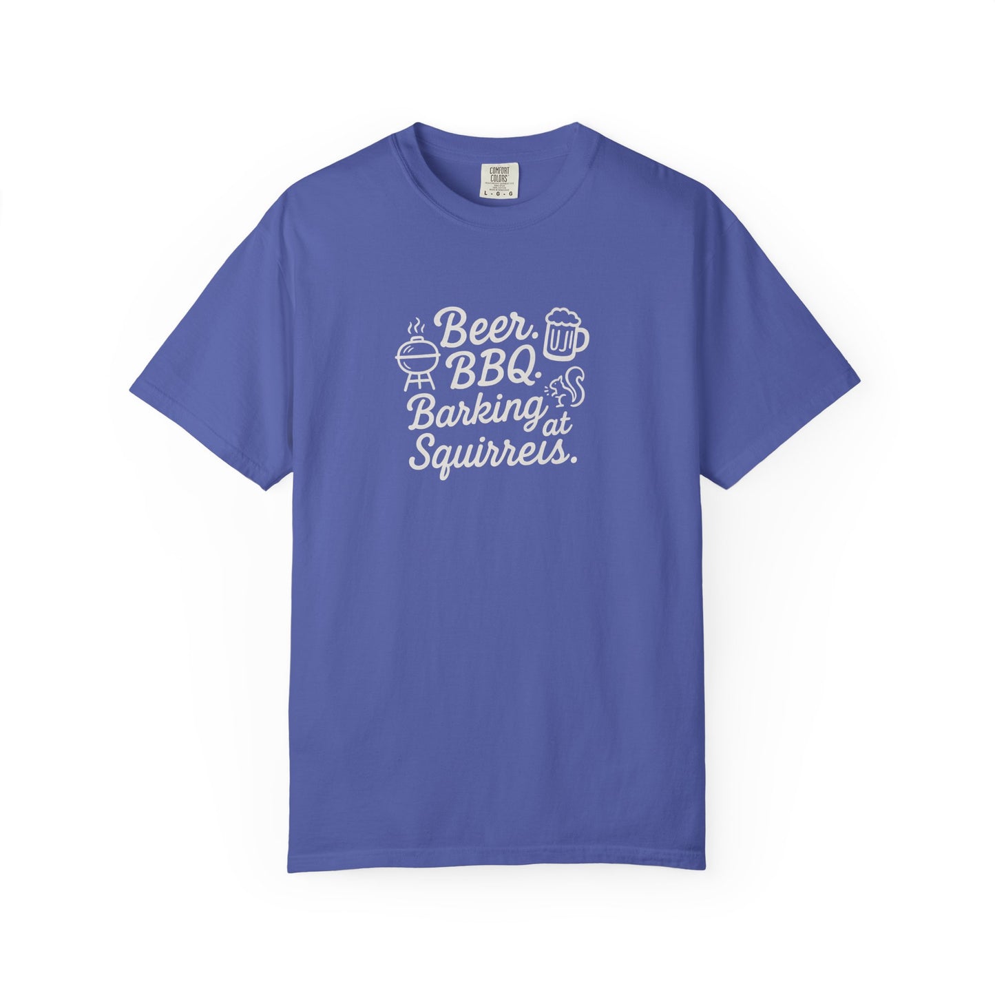 Beer BBQ and Barking Dog Dad T-Shirt