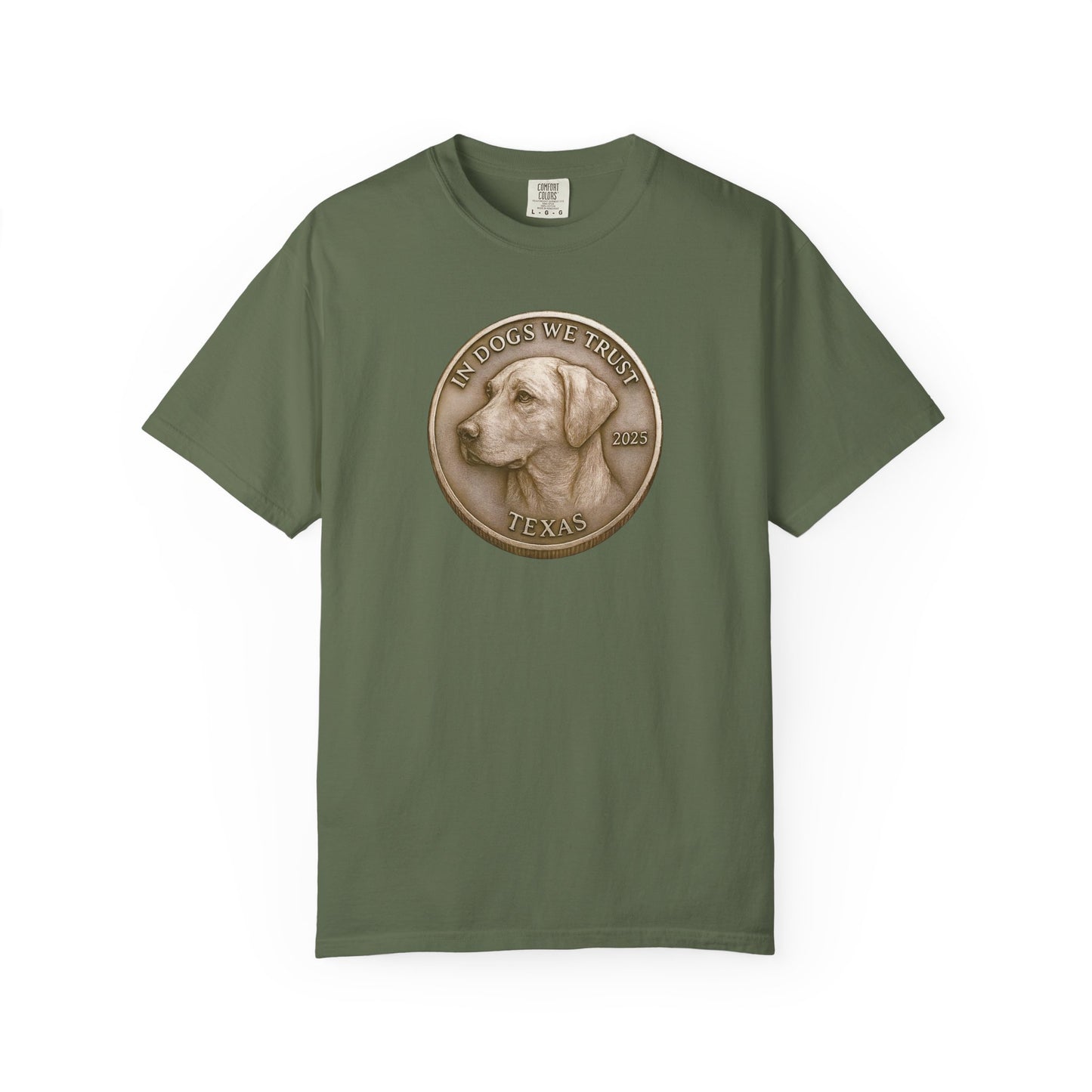 Texas State Coin T-Shirt Collection - Proud Dog Breed Illustrations