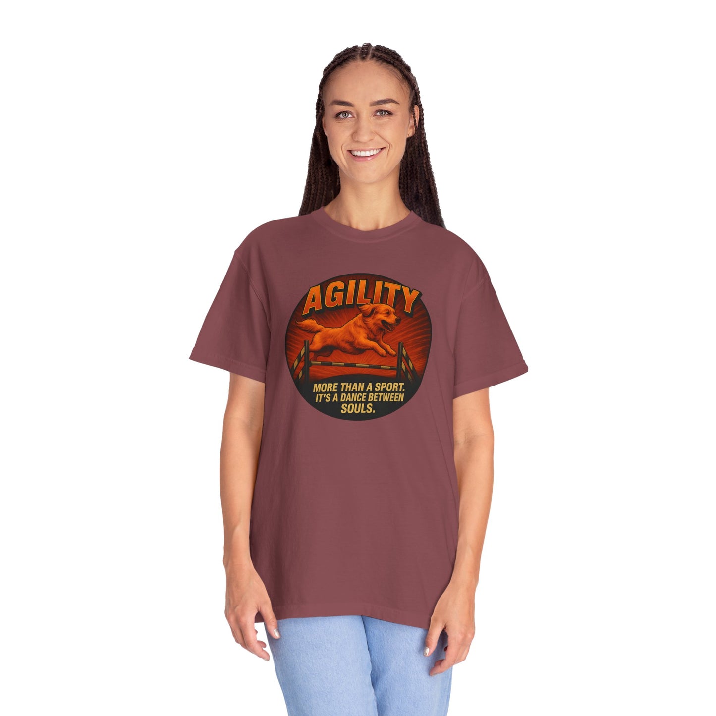 Agility Dog Sport Unisex Garment-Dyed T-Shirt