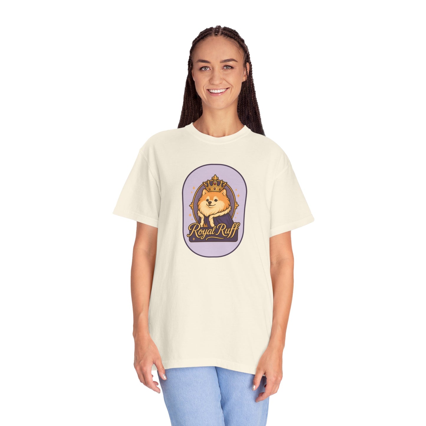 Dog Lover's Royal Ruff T-Shirt - Unisex Funny Pet Tee, Gift for Dog Parents, Cute Animal Shirt, Pet Memorial, Birthday Gift