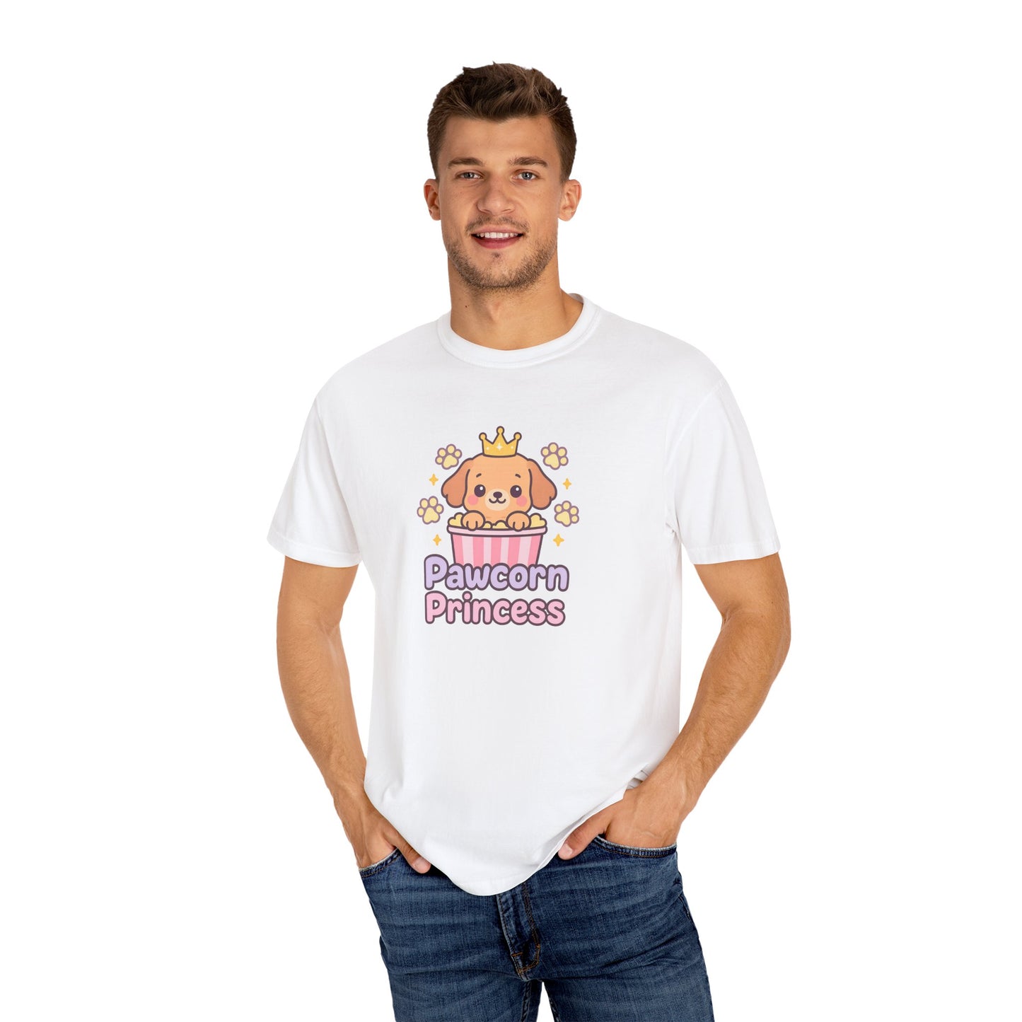Pawprint Princess T-Shirt, Cute Dog Lover Tee, Funny Pet Shirt, Gift for Dog Moms, Animal Lover Clothing