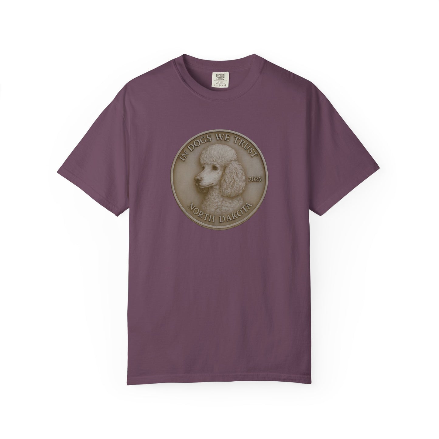 North Dakota State Coin T-Shirt Collection - Proud Dog Breed Illustrations