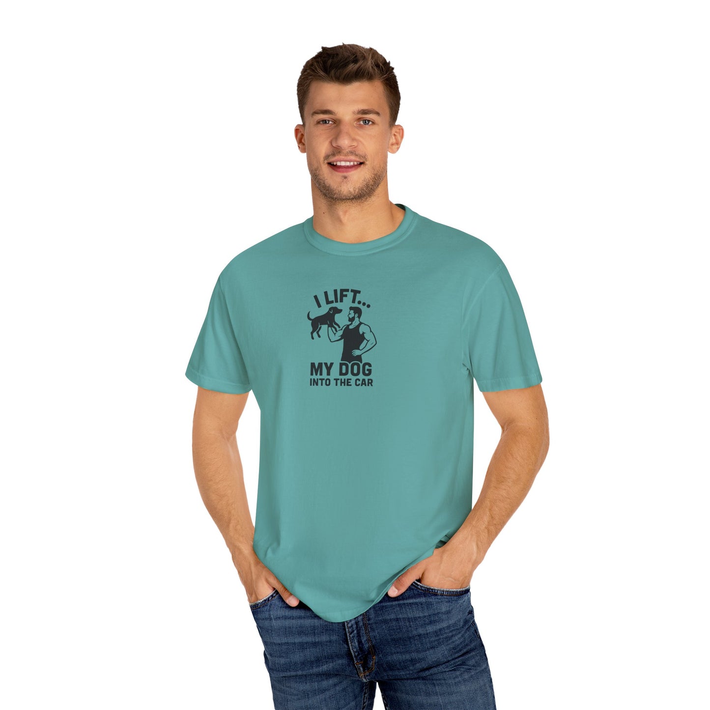 I Lift... Dog Dad T-Shirt