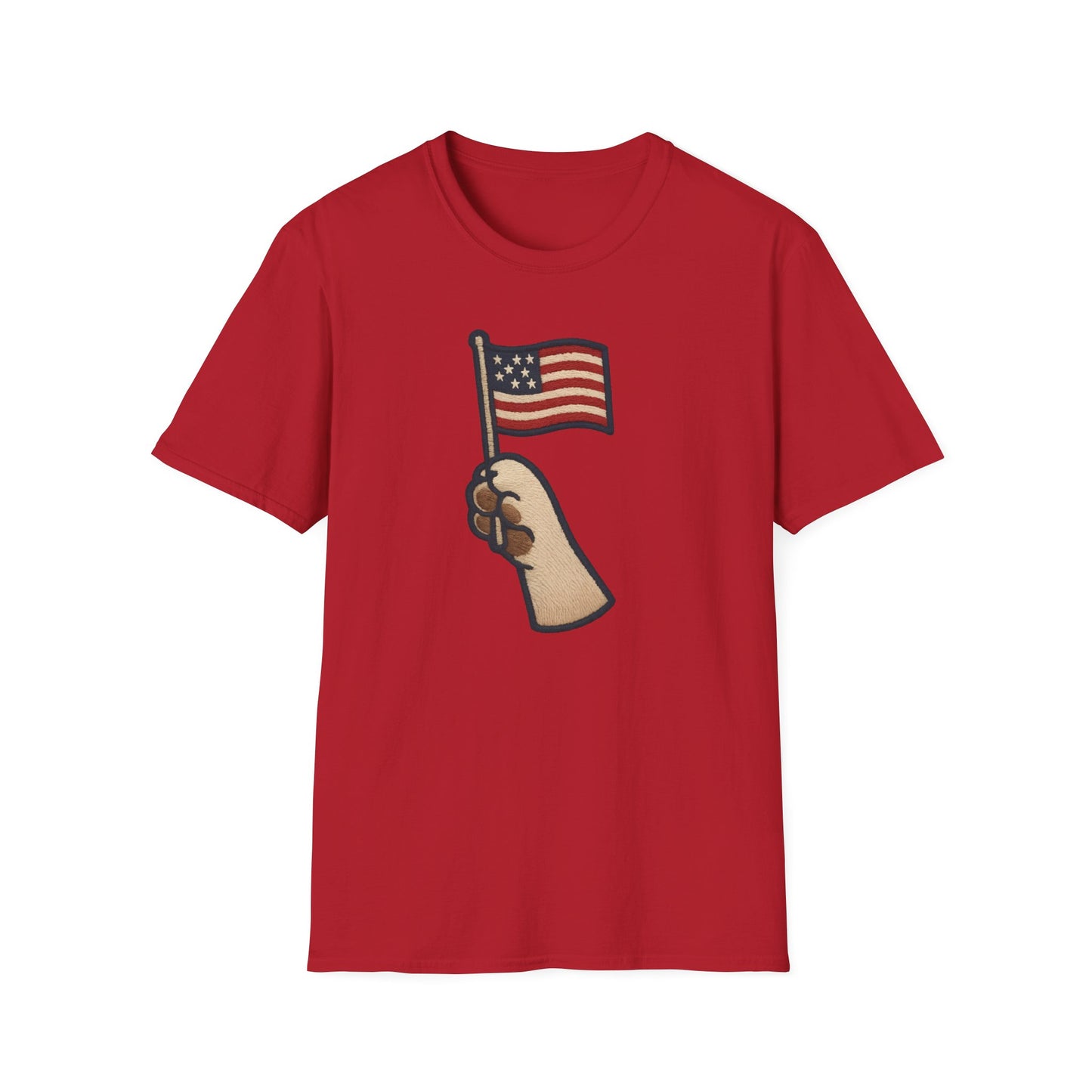 Patriotic Unisex T-Shirt with Flag Design, USA Pride Shirt, Everyday Wear, 4th of July Gift, Casual Style, American Flag Tee