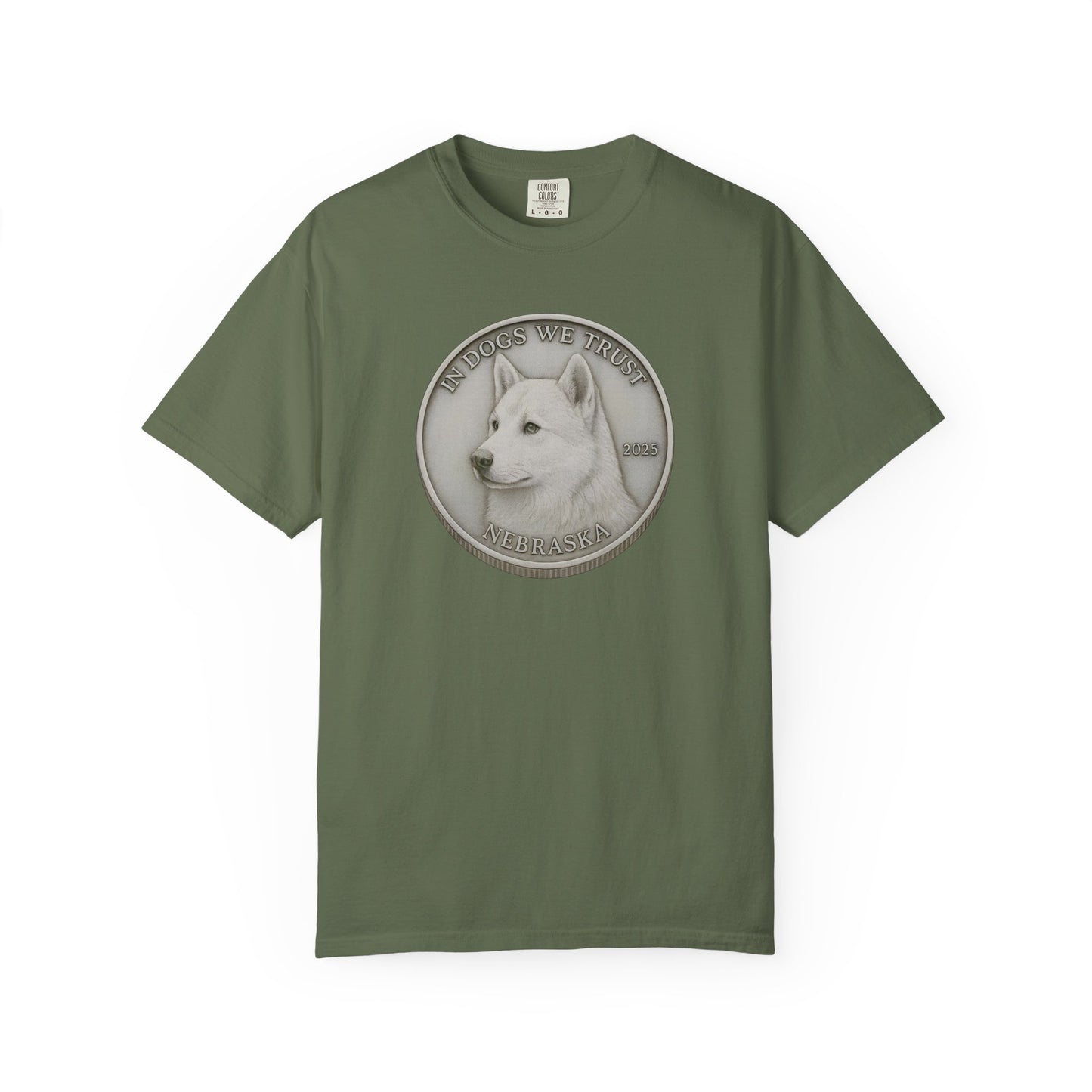 Nebraska State Coin T-Shirt Collection - Proud Dog Breed Illustrations