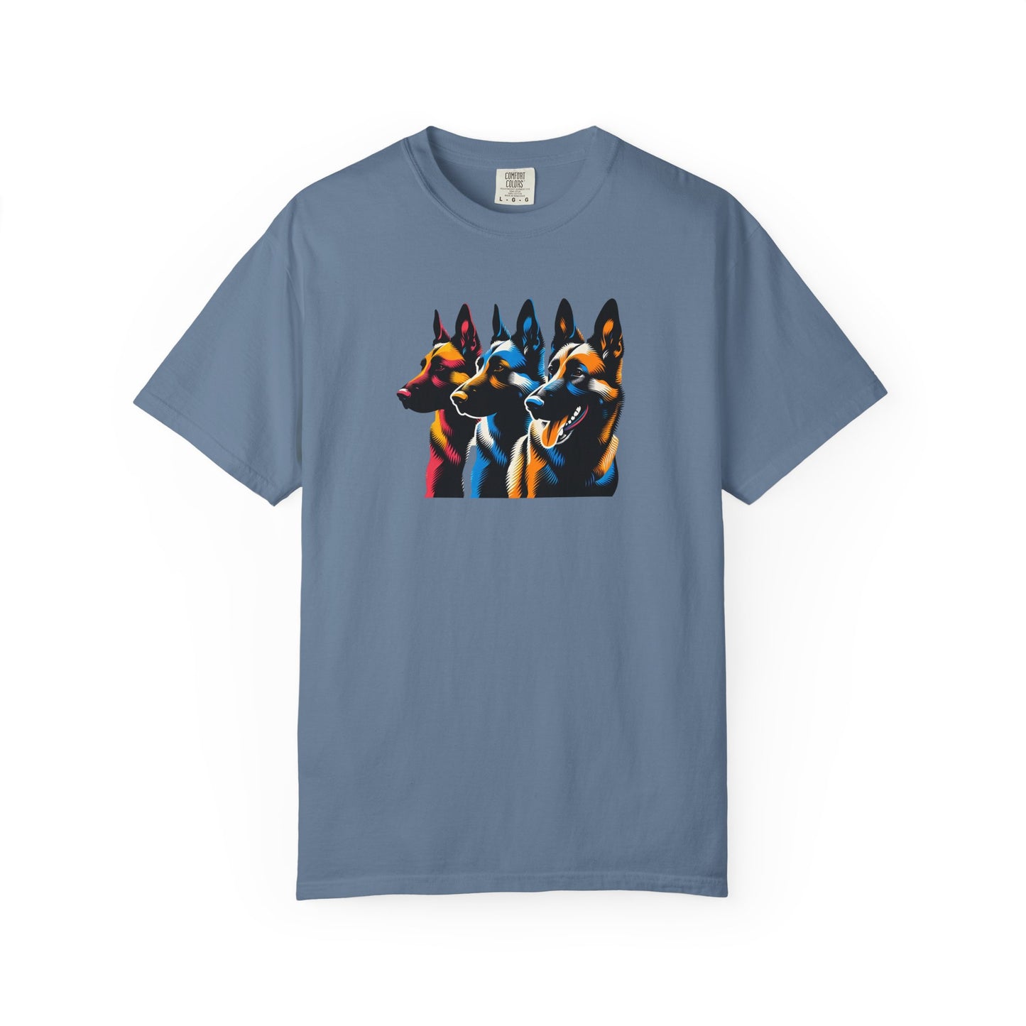 Colorful German Shepherd Unisex T-Shirt - Vibrant Dog Lover Tee