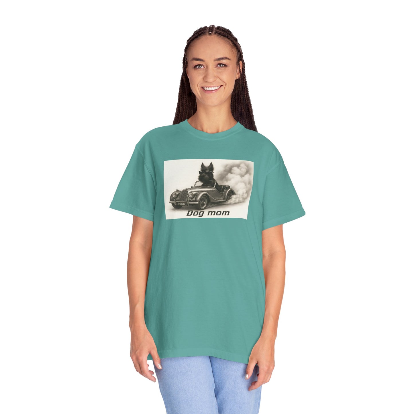 Dog Mom - Scottish Terrier - “Cool Dogs in Cool Cars” T-Shirt Collection! 🐶🚗