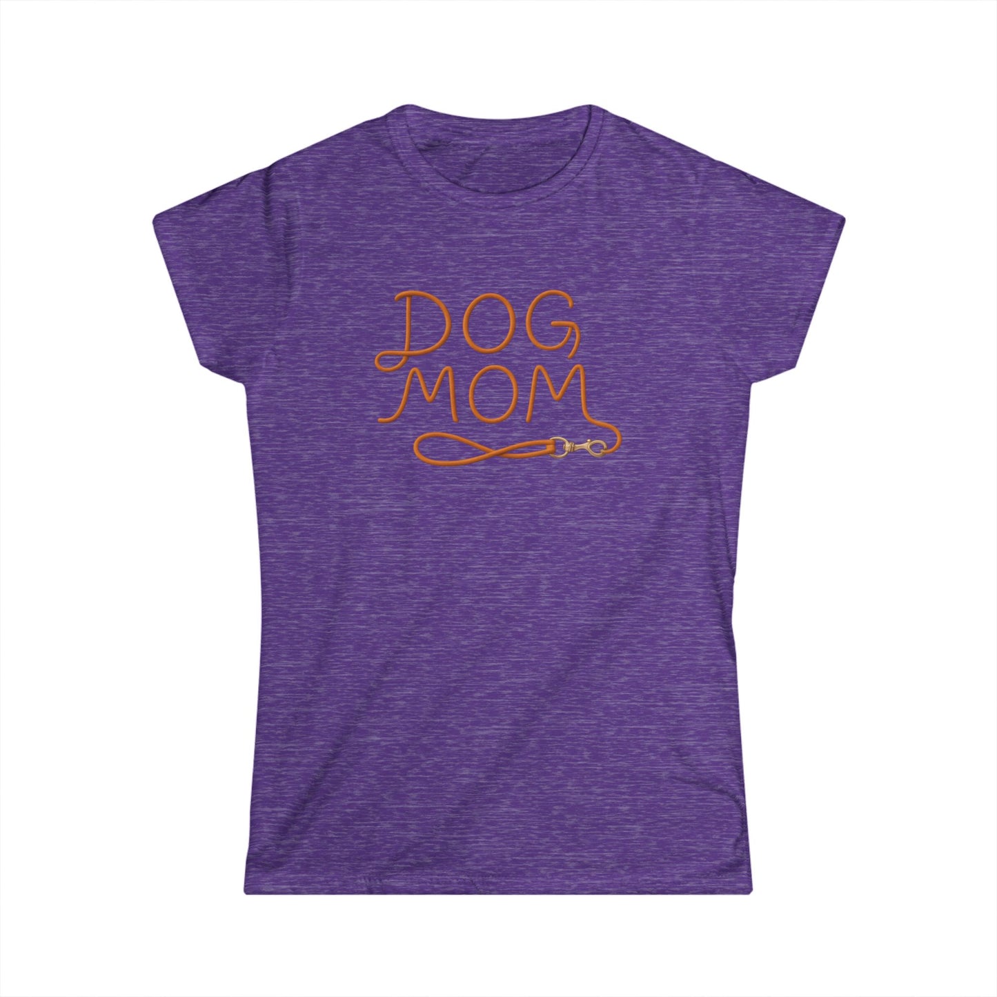 Dog Mom Softstyle Tee, Cute Dog Lover Shirt, Gifts for Dog Owners, Women's Casual T-Shirt, Pet Themed Apparel, Dog Lover Gift Idea