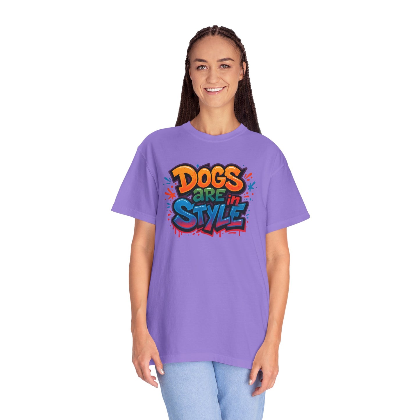 Stylish Dog Lovers T-Shirt - "Dogs are in STYLE"