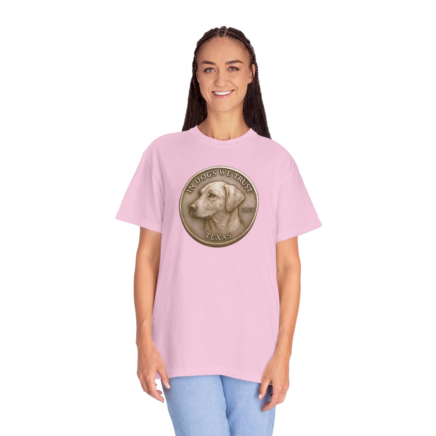 Texas State Coin T-Shirt Collection - Proud Dog Breed Illustrations