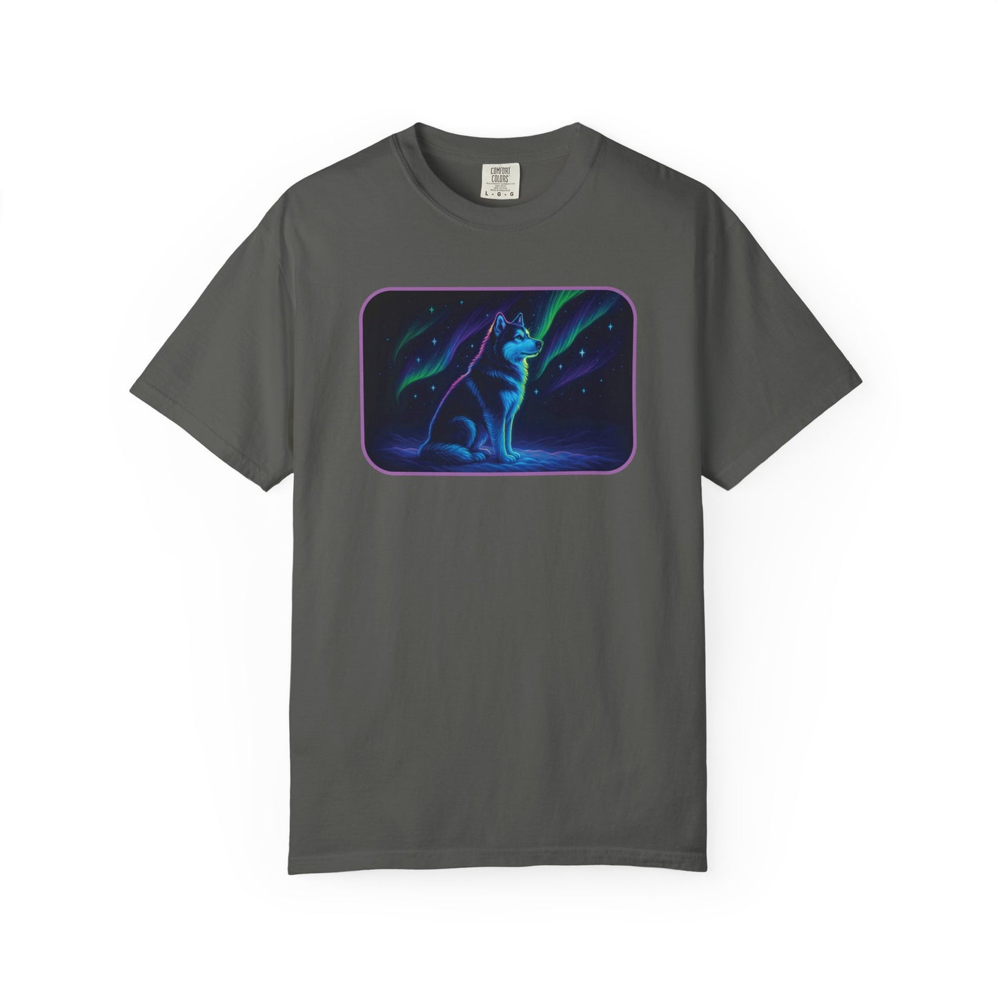 Alaskan Malamute Northern Lights T-shirt