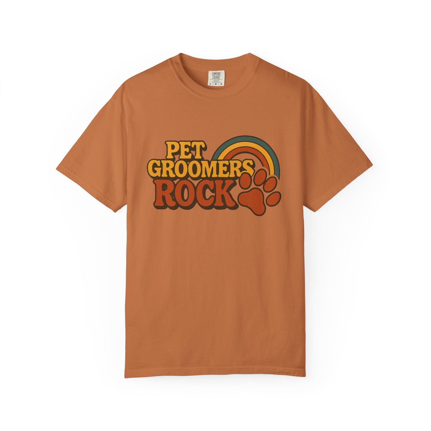 Pet Groomers Rock Unisex Garment-Dyed T-Shirt - Fun & Stylish Tee for Animal Lovers