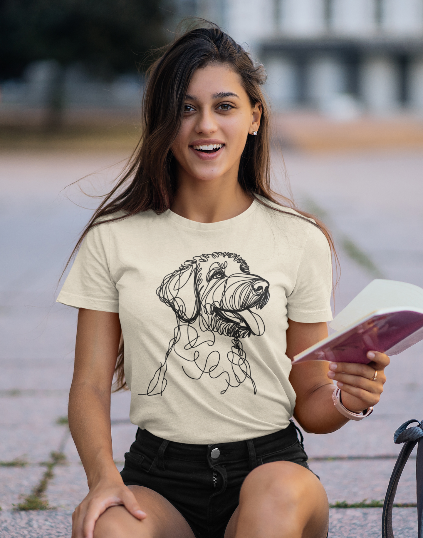 Doodle Line Art Unisex T-shirt