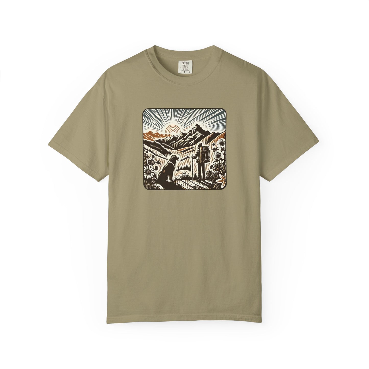 Adventure Awaits Unisex Garment-Dyed T-Shirt