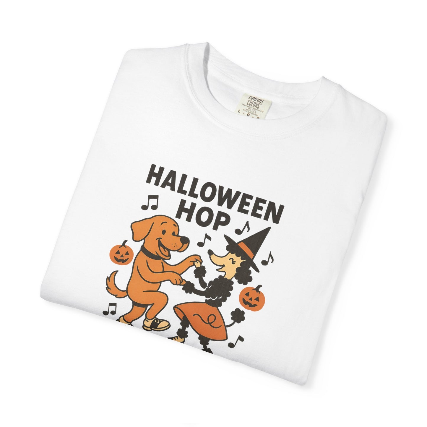 Halloween Hop Unisex T-Shirt, Fun Halloween Tee, Spooky Dance Shirt, Fall Fest Shirt, Unique Halloween Gift