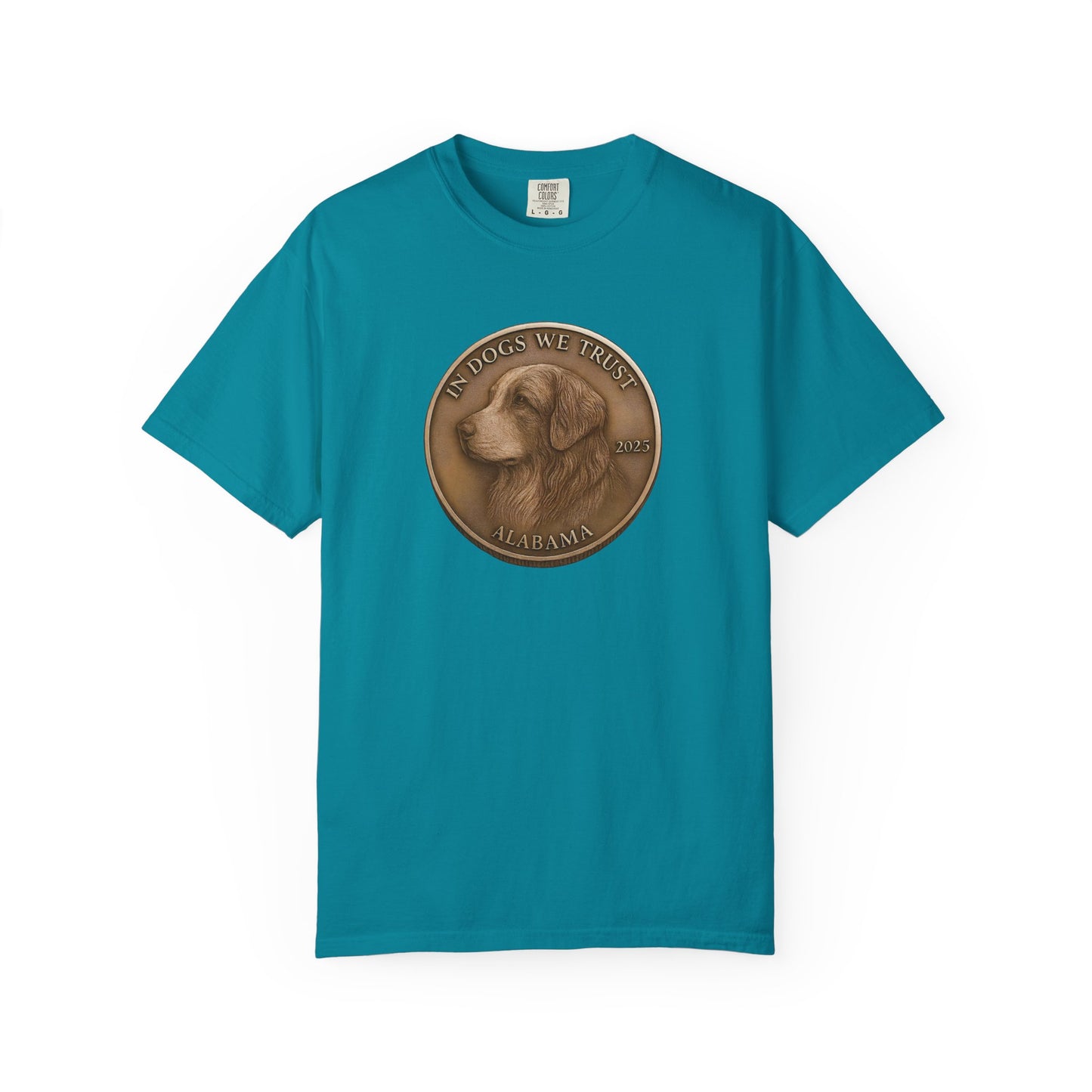 Alabama State Coin T-Shirt Collection - Proud Dog Breed Illustrations
