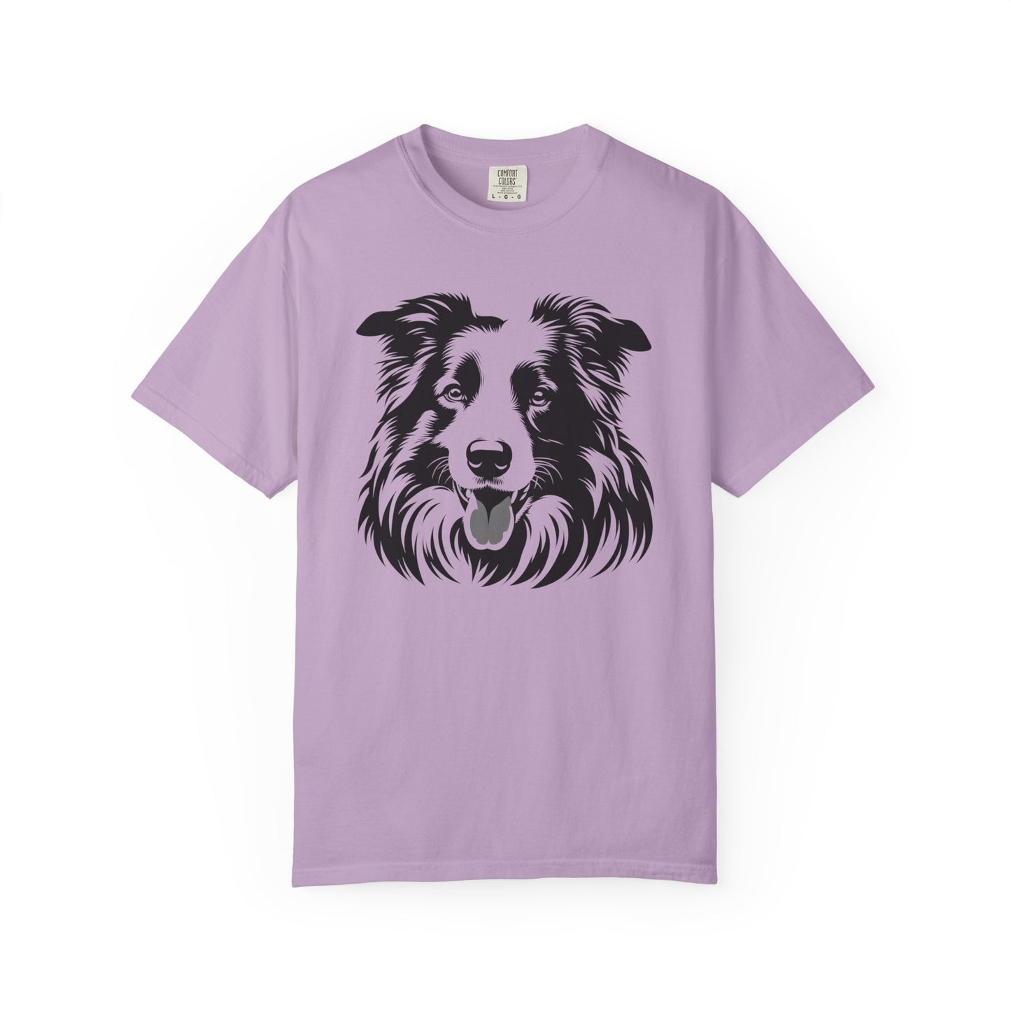🖤 The Classic Collie – B/W Art Border Collie Tee - Perfect Gift for Dog Lovers