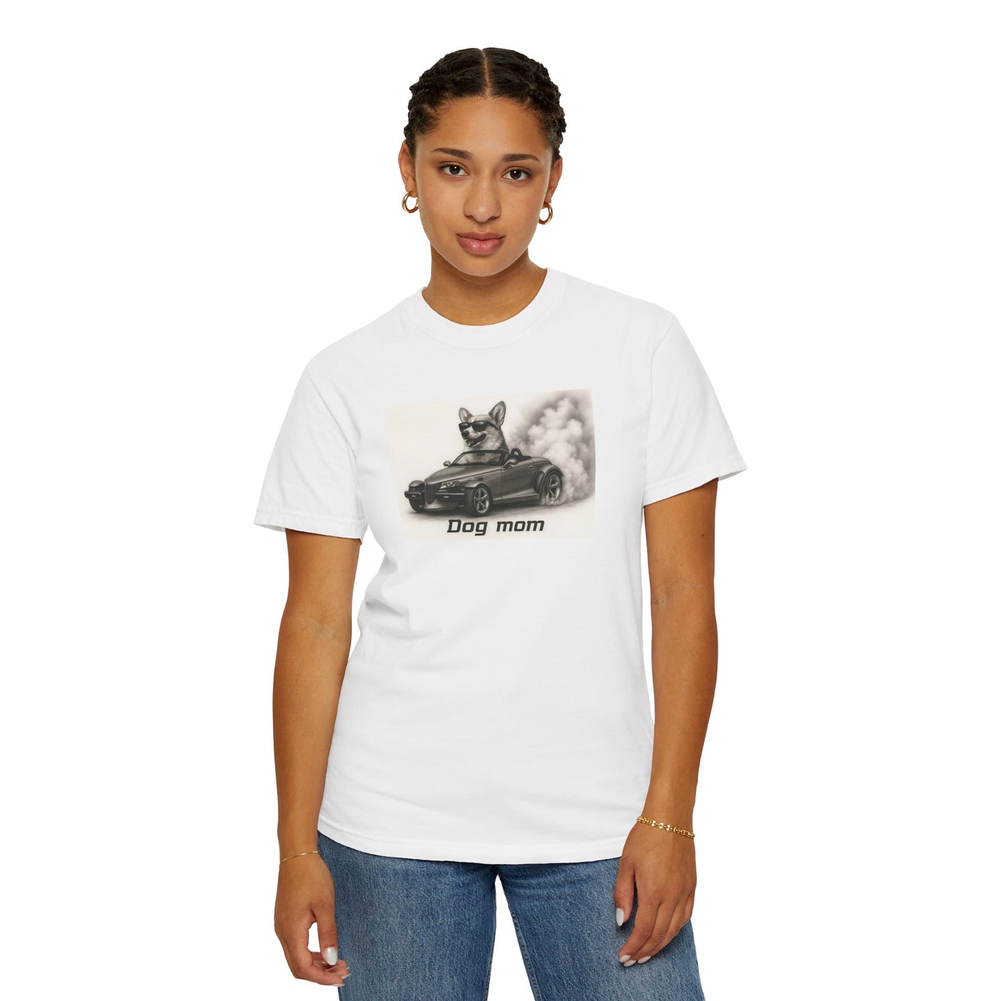 Dog Mom - Corgi - “Cool Dogs in Cool Cars” T-Shirt Collection! 🐶🚗