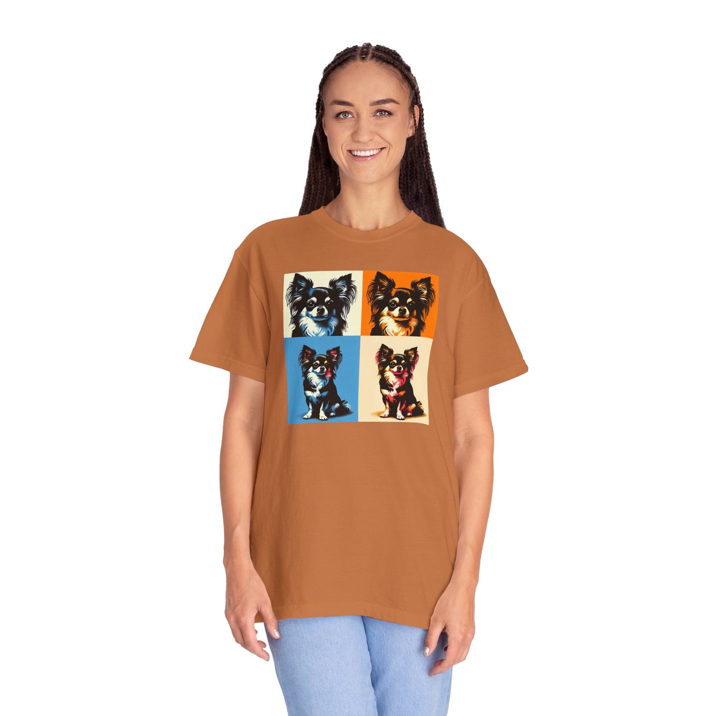 Chihuahua Pop Art Unisex T-shirt - Colorful Graphic Tee for Dog Lovers