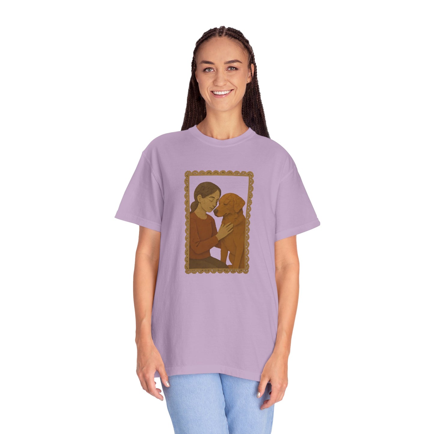 Dog Mom T-shirt - Unisex Garment-Dyed Tee for Pet Lovers