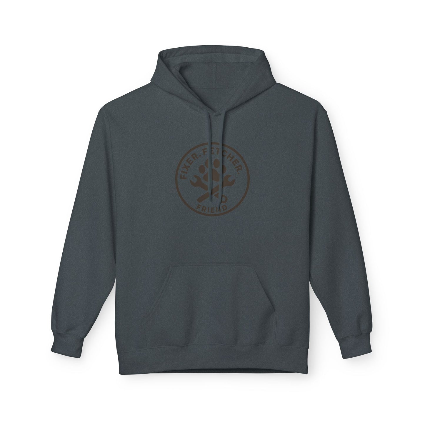 Dog Dad Fleece Hoodie, Unisex Softstyle Hooded Sweatshirt, Perfect Gift for Dog Lovers, Comfortable and Stylish