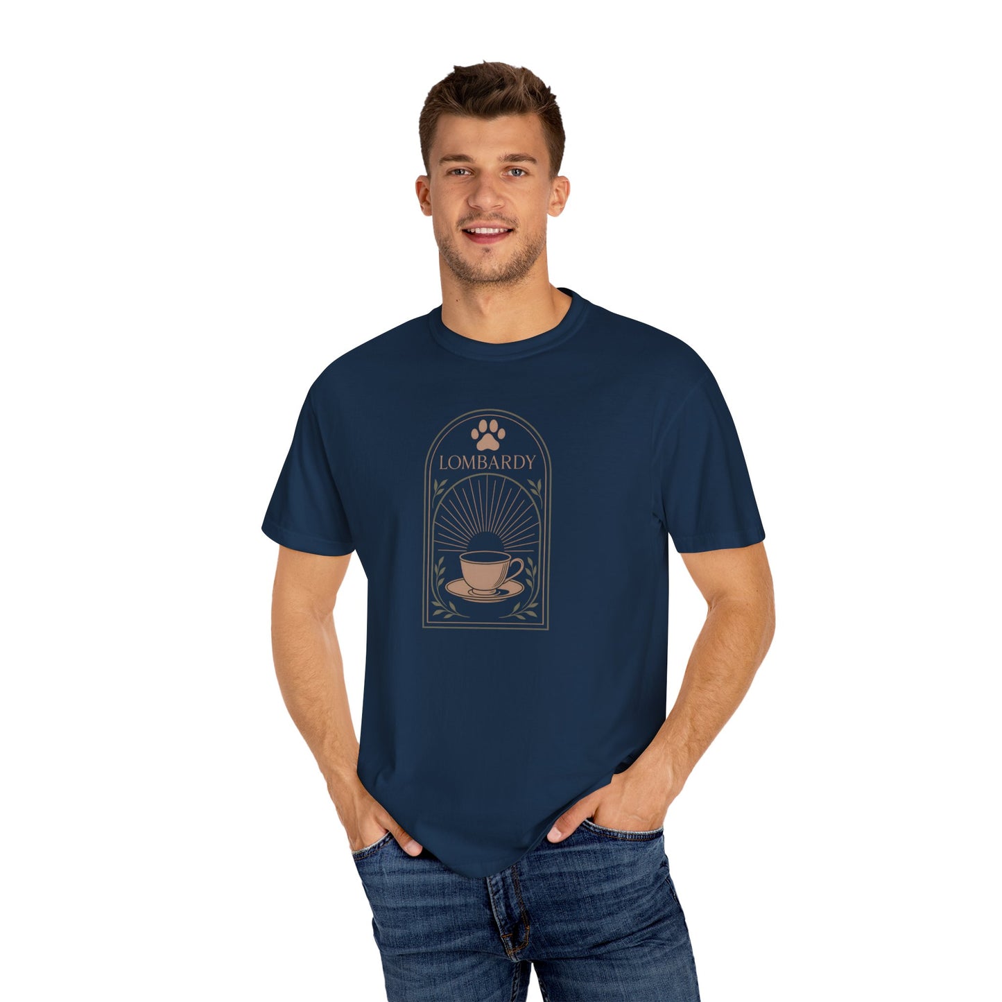 Coffee Lover's Unisex Garment-Dyed T-shirt, Soft Cotton Tee, Perfect Gift for Baristas, Coffee Enthusiasts, Homewear, Casual Style