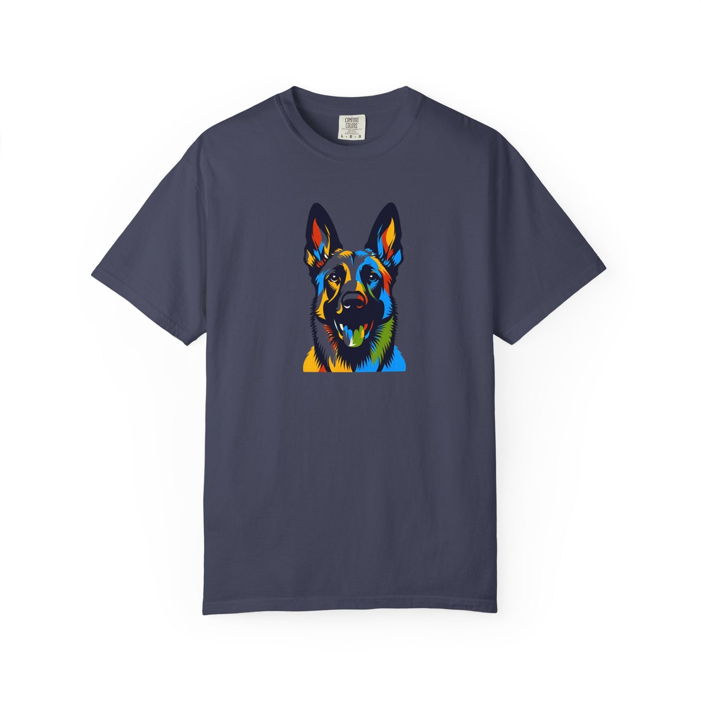 Colorful Belgium Malinois Art Unisex T-Shirt - Perfect for Pet Lovers
