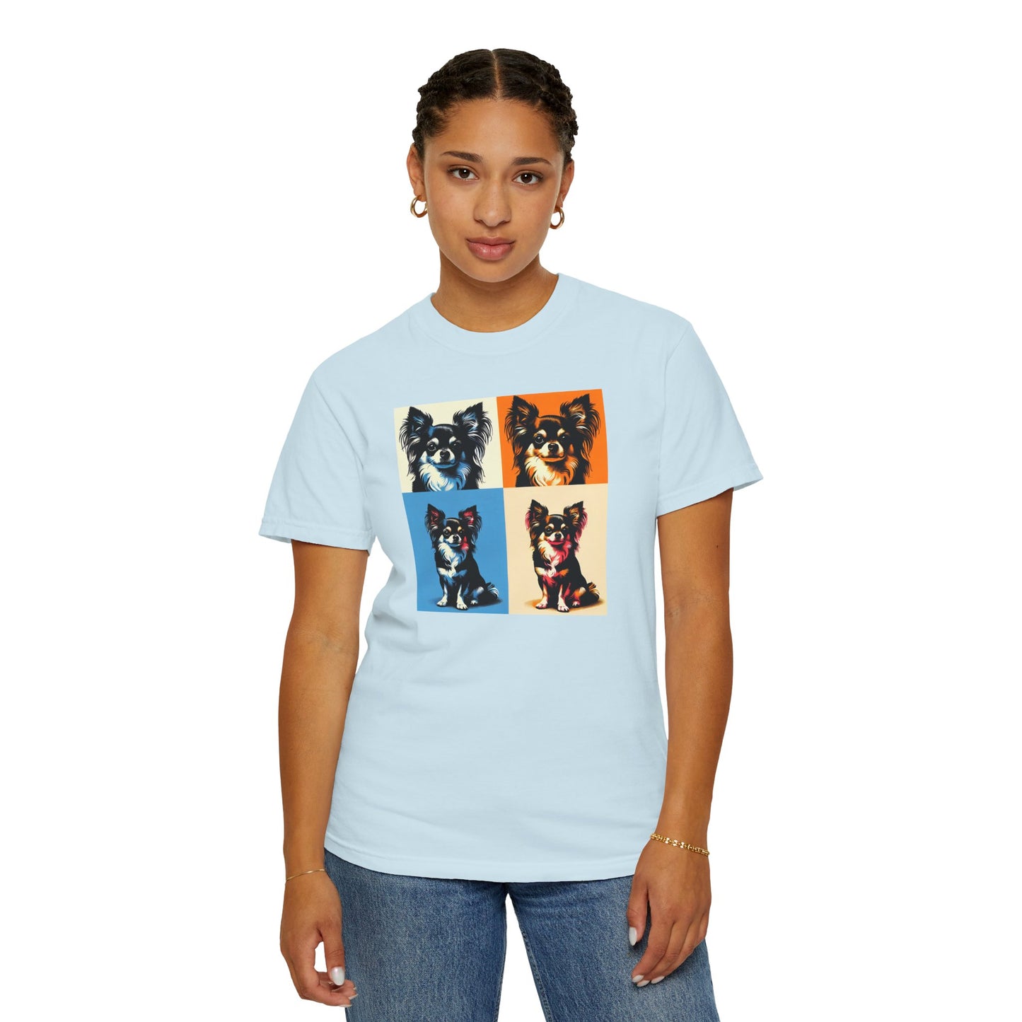 Chihuahua Pop Art Unisex T-shirt - Colorful Graphic Tee for Dog Lovers