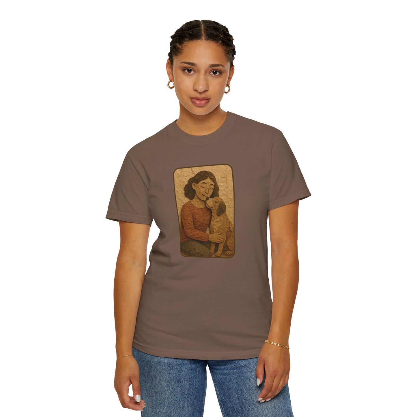 Dog Mom T-shirt - Unisex Garment-Dyed Tee for Pet Lovers