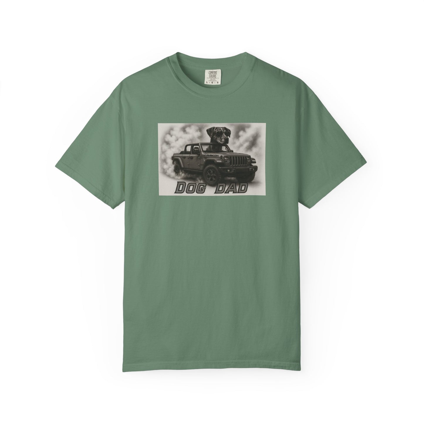 Dog Dad - Catahoula - Cool Dogs in Cool Cars T-Shirt Collection | Funny Dog Lover Apparel for Men
