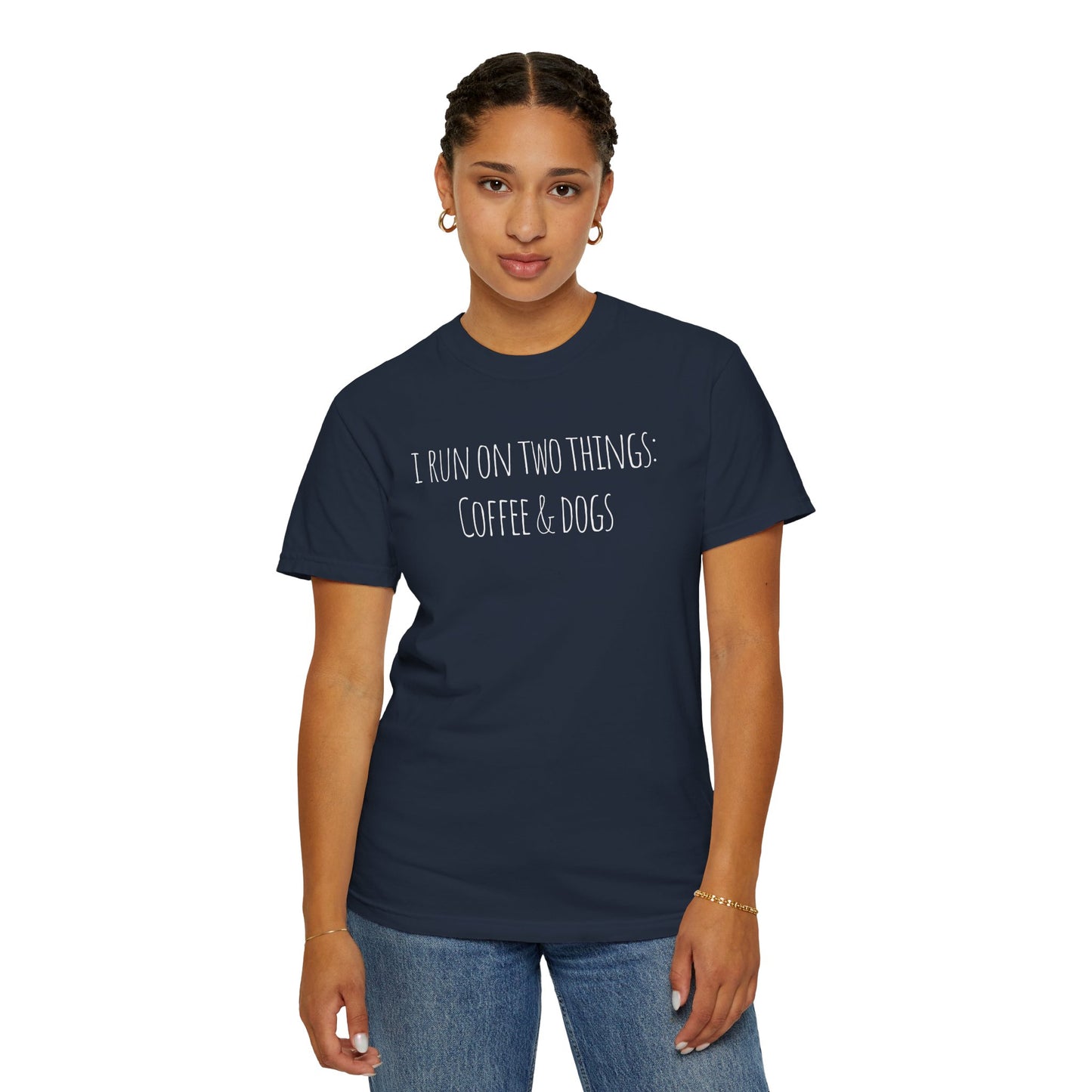 Coffee & Dogs Unisex T-Shirt - Casual Graphic Tee for Dog Lovers