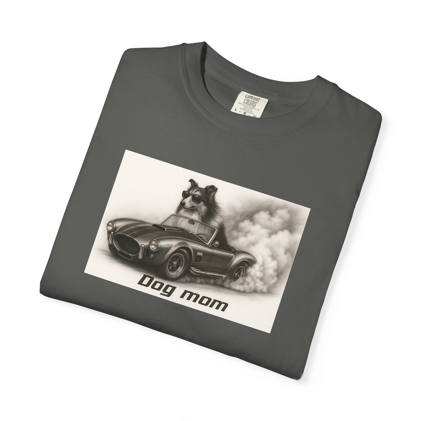 Dog Mom - Collie - “Cool Dogs in Cool Cars” T-Shirt Collection! 🐶🚗