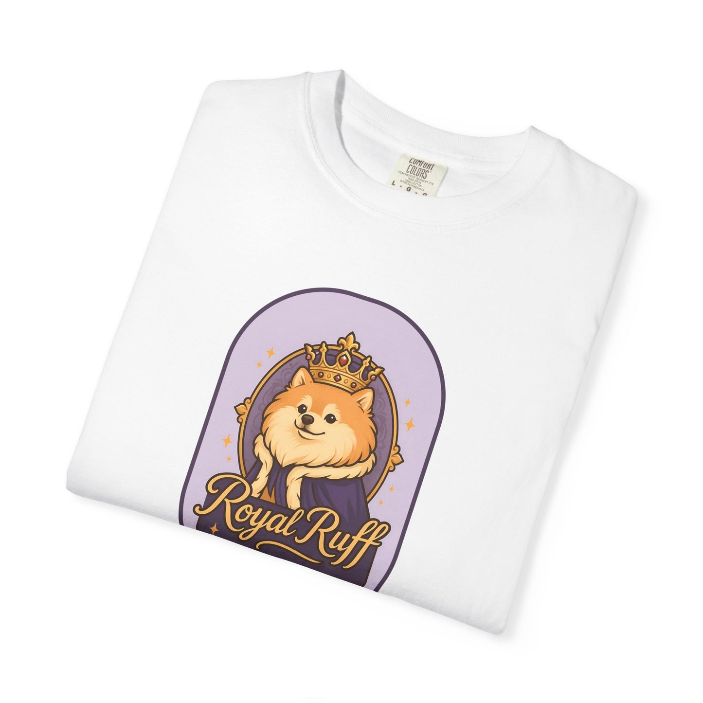 Dog Lover's Royal Ruff T-Shirt - Unisex Funny Pet Tee, Gift for Dog Parents, Cute Animal Shirt, Pet Memorial, Birthday Gift