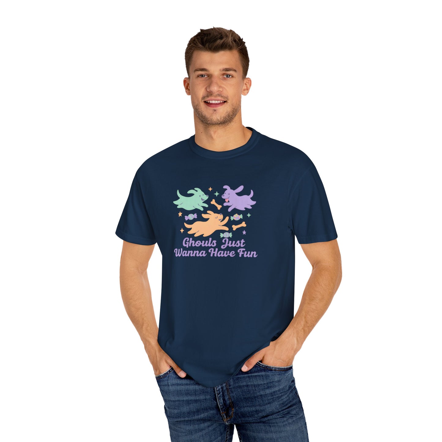 Ghouls Just Wanna Have Fun T-Shirt, Fun Halloween Tee, Unisex Casual Shirt, Ghoul Lover Gift, Spooky Season Apparel, Fall Party Wear