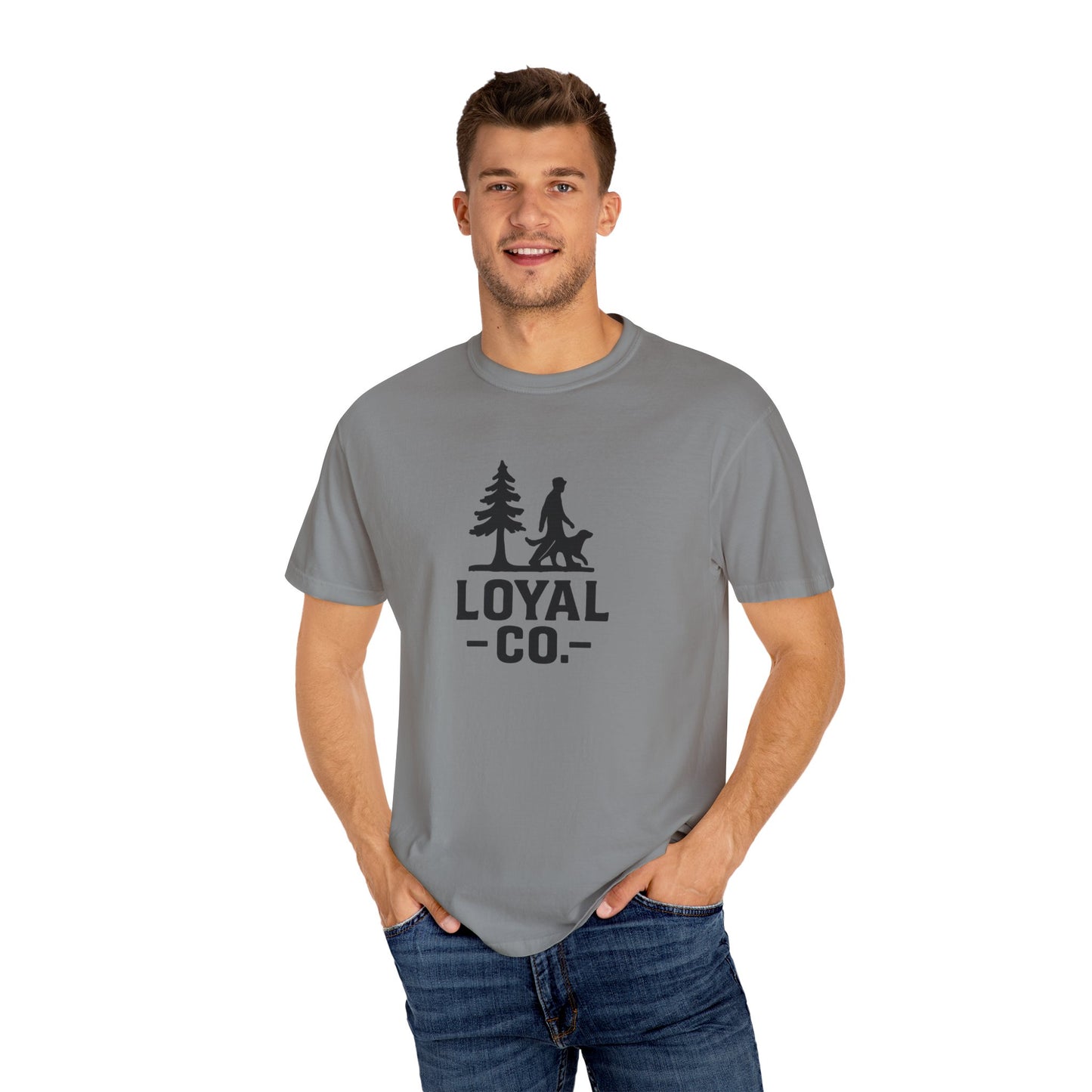 Loyal Co. Unisex Garment-Dyed T-shirt – Perfect for Outdoor Enthusiasts, Casual Wear, Gifts, and Eco-Friendly Fashion