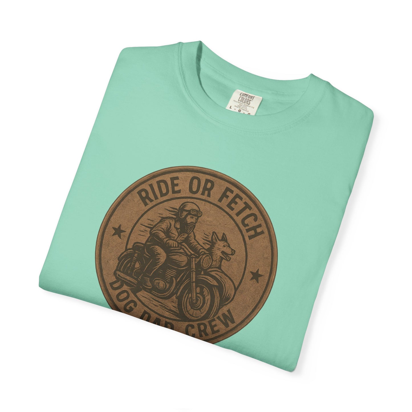 Dog Dad T-Shirt, Ride or Fetch Unisex Tee, Funny Dog Lover Gift, Pet Owner Apparel, Gifts for Father's Day, Casual Wear