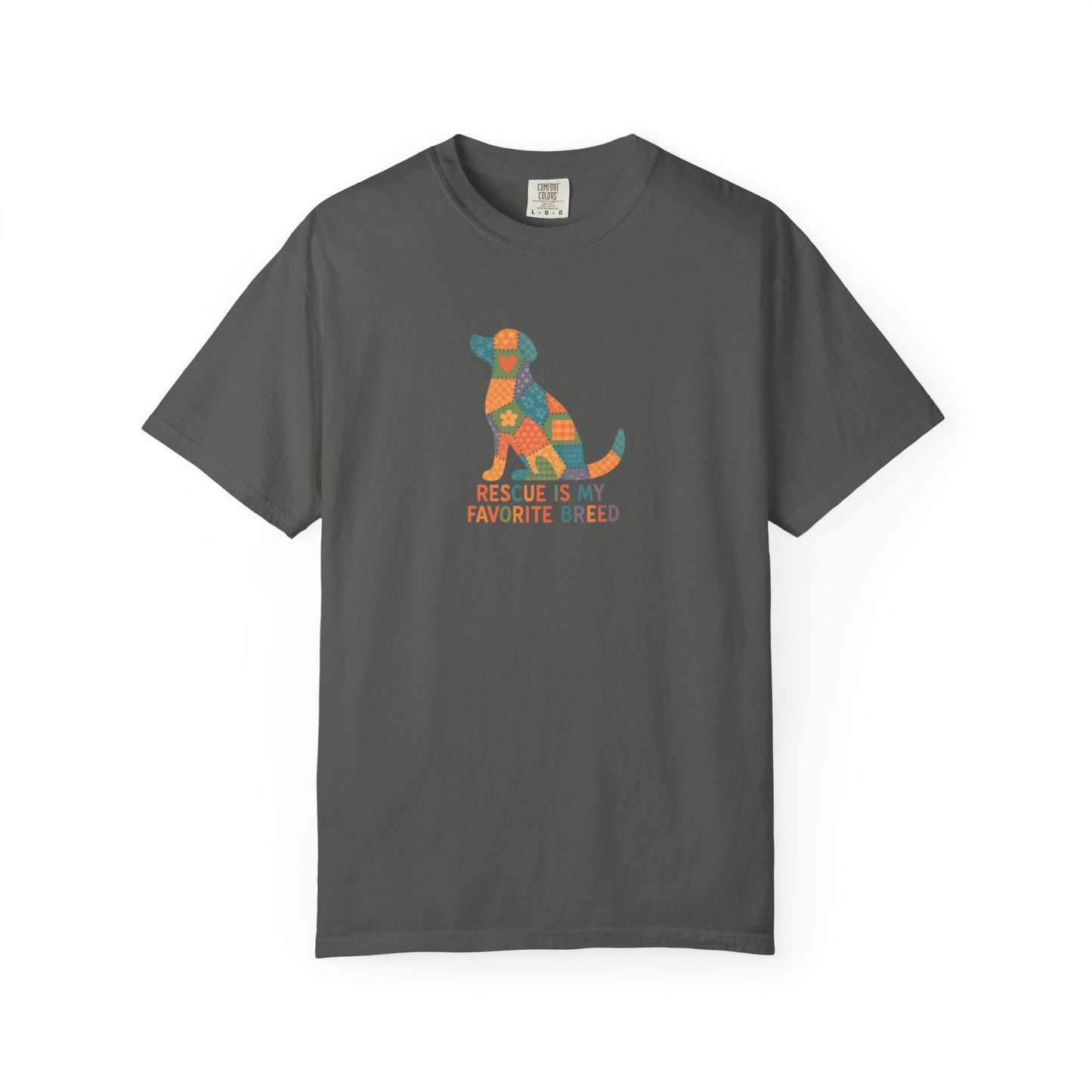 Rescue Is My Favorite Breed Unisex T-Shirt - Dog Lover Gift, Animal Rescue T-shirt, Casual Wear, Pet Adoption Tee, Gift for Dog Owners