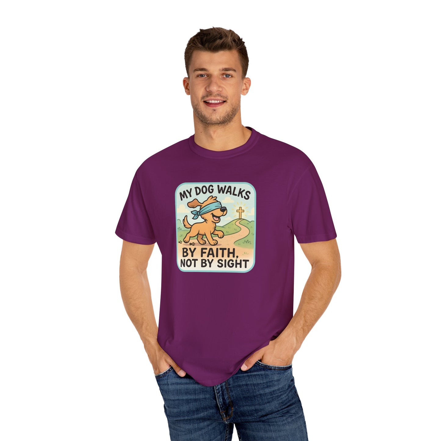 Faith-Inspired Dog Lover T-Shirt, Pet Owner Gifts, Cute Dog Apparel, Faith and Pets Merchandise, Casual Summer Wear